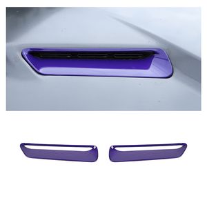 Wholesale vent scoop for sale - Group buy Purple Cowl Vent Hood Scoop Air Vent Trim Bezels For Dodge Challenger UP Car Interior Accessories