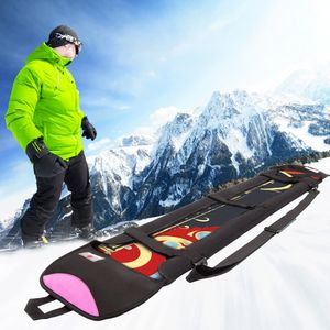 Winter Sports Dumpling Monoboard Ski Bag Portable Carry Shoulder Hand Bag Waterproof Scratch Snowboard Protective Case 5400 Q0705