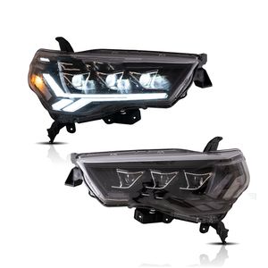 Automobile Light dla Toyota 4 Runner Assembly Toyota 2014-2021 Pełna LED Lampa głowa Lampa Daytime +Turn Signal Lights