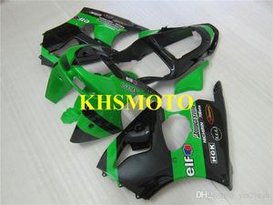 Hi-Grade Motorcycle Fairing kit for KAWASAKI Ninja ZX6R 636 98 99 ZX 6R 1998 1999 ABS Green black Fairings set+Gifts KP01