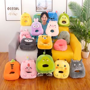 Plush gifts cross border can intervene cartoon cute warm pillow plush toy for students