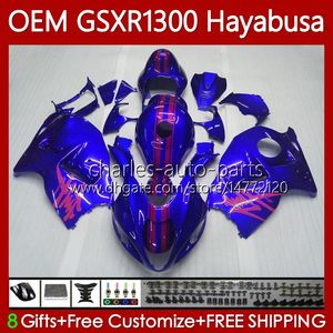 Karosserieeinspritzung für Suzuki GSXR 1300 CC Hayabusa GSXR1300 08 2008 2009 2010 2011 2012 2013 77No.219 1300CC Blau Pink GSXR-1300 14 15 16 17 18 19 GSX R1300 08-19 Verkleidung