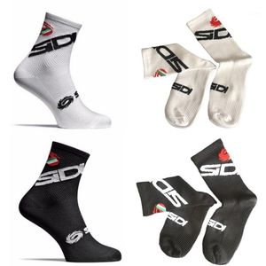 Nuovi calzini da ciclismo Uomo Donna Sport Outdoor Nero Bianco Traspirante Bici da strada Calzini Running Outdoor1