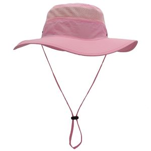 Outdoor Sun Chapéu de Pesca Sun Proteção UV Verão Boonie Grande Brim Safari Fishings Boné para Homem e Mulheres Bucket Hat para Caminhadas