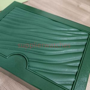 Hjd Rolex Relógio de luxo Mens Watch Box Cases Original Inner Outer Womans Relógios Caixas Homens Relógio de Pulso Green Boxs Booklet Card 11661290m