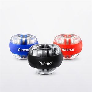 Yunmai Wrist Ball Super Gyroscope Led Powerball Self-starting Gyro Arm Force Trainer Muscle Relax Gym Fitness Equipment 220225