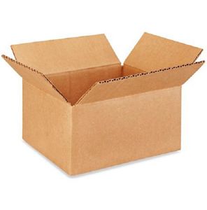 Toptan satış 100 8x6x4 Karton Kağıt Kutuları Posta Paketleme Nakliye Kutusu Oluklu Karton