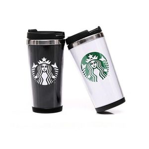 Wholesale travelling mugs for sale - Group buy Starbucks Double Wall Stainless Steel Mug Coffee Cup Travelling Mugs Wine Cups