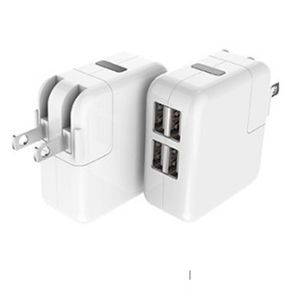 Tüm cep telefonları ve iPad'ler için 4-Port USB Şarj 5V 3A 15W USB Adaptör ABD AB Tak