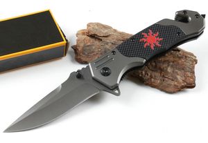 Specialerbjudanden F118 Assisted Fast Open Tactical Folding Knife 440c Titan Coated Blade Steel + G10 Handtag EDC Pocket Knives