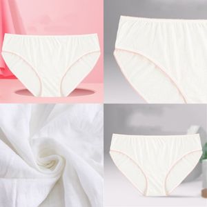 Comfy engångskvinnor underkläder underbyxor Solid Färg Bärbara Travel Briefs Soft Parturient Postpartum Knickers Apparel 1 6HX E19