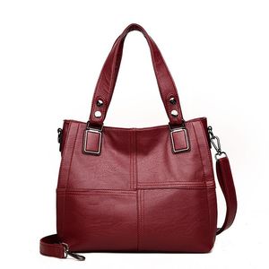 Hot Sale Leather Luxury Handväskor Kvinnor Väskor Designer Handväskor Damer Axel Handväskor För Kvinnor Stor Casual Tote