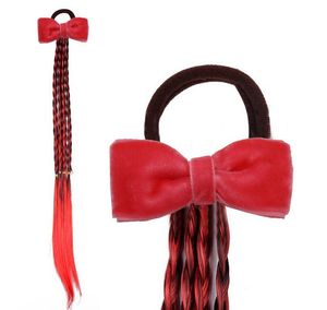 NEW Velvet Twist Wig Headband Girls Elastic HairBand Holder Braided for Kid Elastic Rubber Band Accessories OEM & ODM