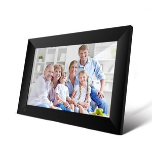 Digital PO Frames P100 Wi-Fi 10.1inch Picture Frame 1280x800 IPS Tela de toque 16GB Controle de Aplicativo Inteligente w / Suporte Destacável11