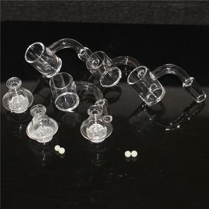 جديد xxl 4mm quartz banger nail cyclone spinning carb cap terp pearl 4590 degrees quartz banger for bongs dab rigs