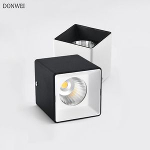 Światła sufitowe High Bright Cob Led Light 3W 5W 7W 12W Powierzchniowe miejsce do baru Kuchnia Sypialnia Salon