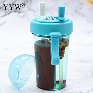 Water Bottles Creative Couple Sippy Cups Sports Water Bottle With Straw Coffee Bottle For Of Water A Cup Of Double