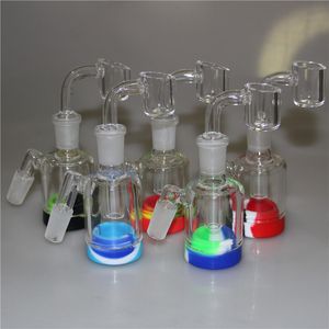 Großhandel Shisha Ash Catcher Glas Ashcatcher Rauchzubehör Mini Dab Rigs Percolator Bongs Wasserpfeifen Shisha DHL FREE