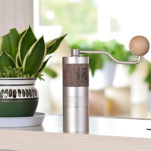 1zpresso Mini Manuell Kaffekvarn Q2 Portable Coffee Mill 5/6 Core Burr Easy Demontering för rengöring 420stainless Steel 220225