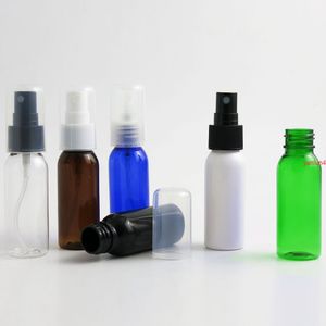 50 x 30ml軽量プラスチック香水瓶30ccラウンド肩噴霧器1ozかわいいミスト噴霧器の香りコンテナ輸送