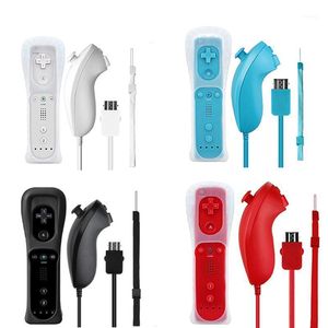 Беспроводной дистанционный контроллер GamePad для Wii Nunchuck для Wii Remote Contorle Joystick JoyPad1