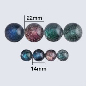 Mármores de vidro de fumadores 14mm 22mm 25mm colorido dicro terp pérolas para slurpers quartzo banger pregos bongos petróleo plataformas