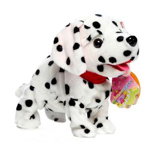 Electronic Robot Pet Dog Toys - Controllo del suono Robot Dog Soft Plush Stand Walk Regali LJ201105