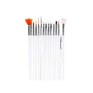 Nak003 Щетки маникюра Dotting Pen Nail Art Украшения Ногтей Фольги Pedicure Plaching Файлы Kit Nail Art Tools