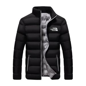 I jesienna zimowa kurtka dla mężczyzn Casual Stand Clar Grusted Portable Płaszcz Parta Windproof 5xl 201123