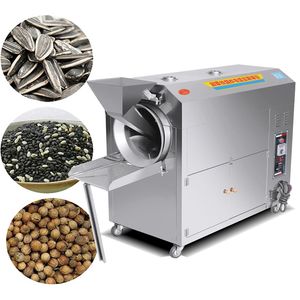 Nut Baking Machines Cocoa Bean Chickpea Macadamia Peanut Almond Cashew Commercial Nuts Roasting Machine