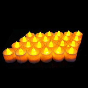 12pcs Flameless LED Tea Lights Candles Battery Powered Tealight Form For Candles Romantic Christmas Party Decoration Home Decor