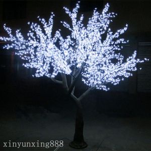 Artificial artificial LED de cerejeira de cerejeira árvore noite luz ano novo Natal decoração de casamento luzes H3M / 3456PCS LEDs LED árvore luz
