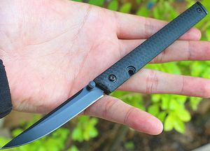 Särskilt erbjudande CK-kullager EDC Pocket Folding Blade Kniv 8CR13MOV Svart blad GRN Hantera Utomhus Survival Knivar med Retail Box