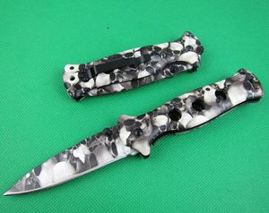Alta qualidade clássico X33 camuflagem tática faca de dobramento ao ar livre camping caminhadas sobrevivência facas facas com caixa de varejo