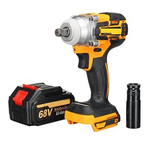 68V 9000mAh 520N.m Lithium-Ion Electric Impact Wrench Cordless Brushless with Rechargeable battery AC 100-240V Y200323