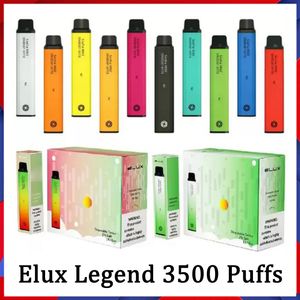 En Tek E Sigara toptan satış-En Kaliteli Elux Legend Puffs Tek Kullanımlık Vape Kalem E Sigaralar Renkler mAh Pil Buharlaştırıcı Sopa Buhar Seti ml Ön Doldurulmuş Kartuş Cihazı