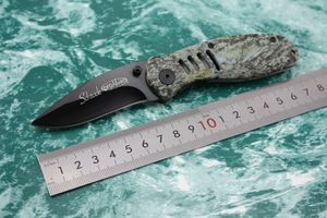 ST6C Pro Hunter Classic Folding Kniv Tactical Survival 440c Blade Gummi Handtag Utomhus Camping Jakt EDC Verktyg