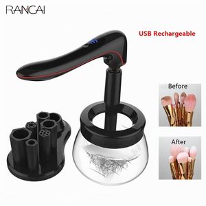 RANCAI Professional Makeup Brush Cleaner Fast Washing and Drying Make up Brushes Cleaning Makeup Brush Tools and Machine 201214