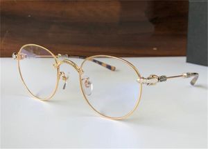 Neue optische Brillen im Modedesign von BUBBA, klassischer runder Rahmen, einfacher und vielseitiger Stil, transparente Retro-Brille von höchster Qualität