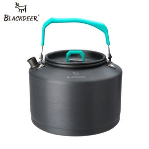 BLACKDEER Camping Hike Kettle Tableware For Tourism Outdoor Picnic Water Tea Coffee Pot Portable Ultralight Alumina Flask Travel 220225