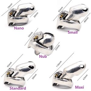 CHASTE BIRD 2021 New Metal HT-V4 Male Chastity Device Stainless Steel Cock Cage Penis Ring Bondage Belt Fetish Adult Sex Toys