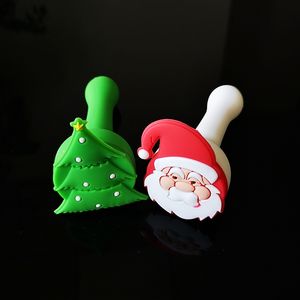 Pipes Árvore de Natal Silicone Tubo Silicone Tubo de Papai Noel mão portátil cachimbos SP260