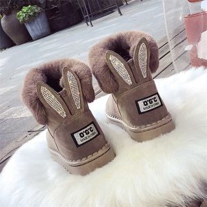 女性ブーツ冬の雪女性 Duantong 暖かいレースフラット靴 Bota Ş Mujer 販売 220114