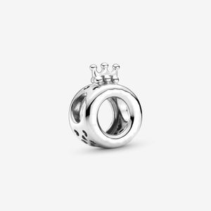 100% 925 Sterling Silver Crown O Charms Fit oryginalny europejski Charm bransoletka moda kobiety ślub biżuteria zaręczynowa akcesoria