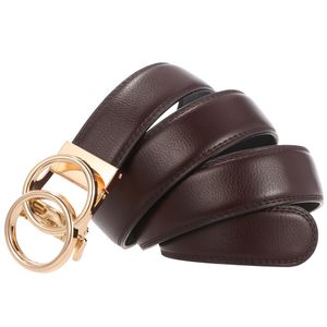 belt111 matic Men Genuine Leather Belt Classical Gold Sier Black Color Buckle Belts 110cm-130cm Male Strap