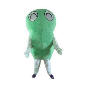 2018 Hot sale new Cute Caterpillar Furry Polar Cartoon Mascot Costume Party Fancy Dress Adult Size Free Shipping