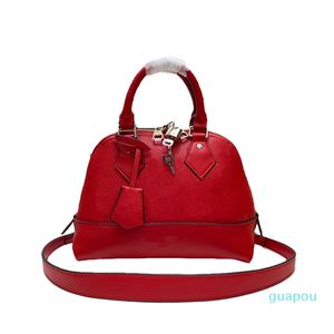 Saco de Shell Mulheres Flor De Couro Embossed Bolsas De Ombro Mensageiro Com Bloqueio Crossbody Bag Bolsas de alta qualidade