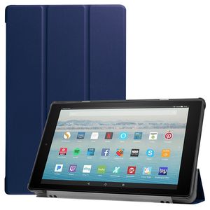 Dla Amazon Kindle Fire HD Plus Fire Ogień HD Skórzany Skórzany Wallet Top Quality Tablet Case z trybem Sleep