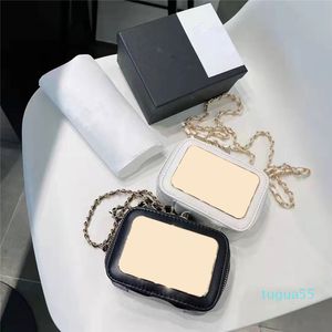 designer Mini Cross Body portafoglio borse in metallo di lusso lady borsa a catena pacchetto stile lettera moda casual nuove donne portamonete
