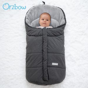 Orzbow Bebek Ekstresi Zarf Yenidoğan Uyku Tulumu Bebek Arabası Için Sleepsacks Footmuff Kış Sıcak Açık Bebek Cocoon 0-12M 201208